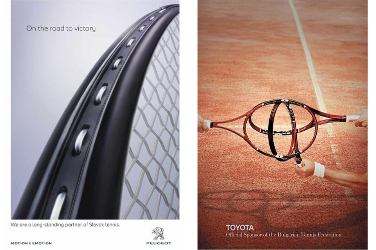 Tenis sobre ruedas: 10 publicidades de autos relacionadas al deporte